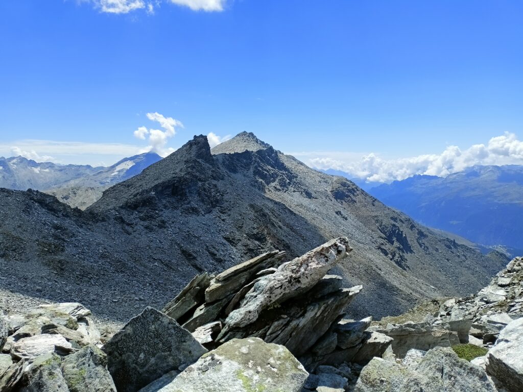 Panoramic view from Pizzo Emet at an altitude of 3200 meters
